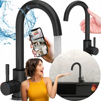 Vodovodní baterie Stojánková kuchyňská baterie GoodPriceShop KATIE černá