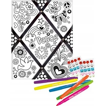 COLORINO Tabule na poznámky k vybarvení dekorace