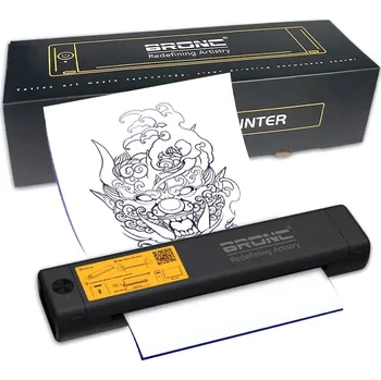 Tiskárna Bezdrátová přenosná termotiskárna BRONC s ochranným pouzdrem