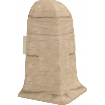 Vnější roh Vilo PVC 4 x 55, délka 10 cm, dub