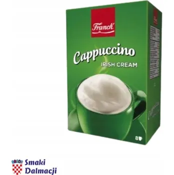Káva Instantní cappuccino s příchutí Irish Cream 160g Franck