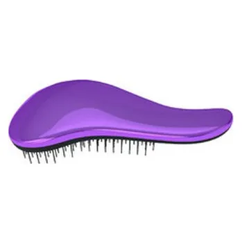 Nestandardní parfém Dtangler Kartáč na vlasy s rukojetí Metalic Purple woman