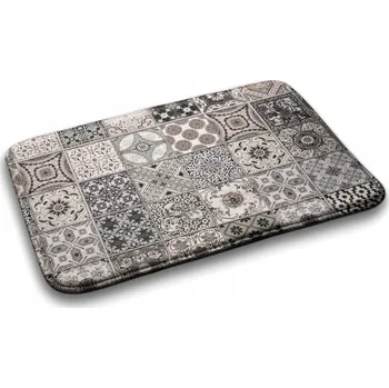 Koupelnová předložka Měkký koupelnový kobereček / předložka - geometrické vzory