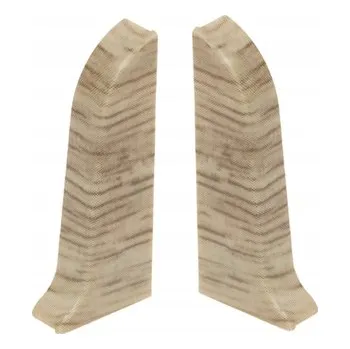 Levá koncovka Cezar hliníková 10 x 10, délka 10 cm, Dub Timmerlah