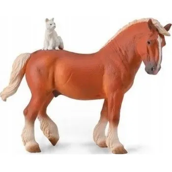 Figurka Tažný kůň s kočkou