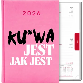 Kalendář Knižkový kalendář 2026 A5 růžový