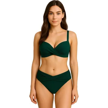 Dámské plavky Dámské dvoudílné plavky Fashion 29 995SV1 7 - SELF Zelená 70/G