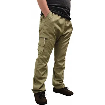 Pánské kalhoty KALHOTY ** KAPSÁČE ** PÁNSKÉ ** BÉŽOVÉ ** MNOHO KAPES ** VELIKOST ** L