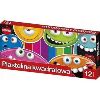 Modelovací hmota Plastelíny Mona 12 ks
