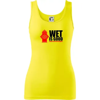 Dámské tričko Wet is good - Dámské tílko - M ( Citrónová )