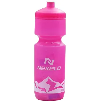 Láhev NEXELO LÁHEV 750ML RŮŽOVÁ TRANSPARENTNÍ