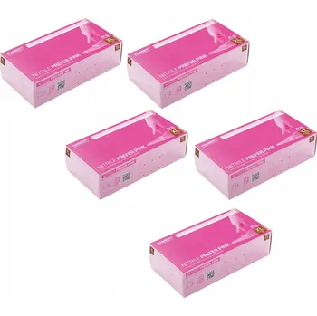 Vyšetřovací rukavice Nitrilové rukavice bez pudru růžové XL 5x100ks medaSEPT NITRILE PREFER