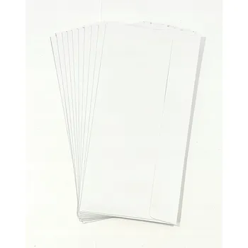 Obálka OBÁLKA DL obdélníková !!! HK !!! 11 cm x 22 cm BÍLÁ 10 ks