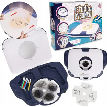 Projekční technika Projektor Pro Děti na Kreslení s LED Světlem, Kufřík, 48 Vzorů