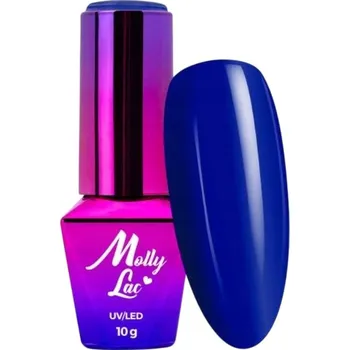 Lak na nehty Hybridní lak na nehty MOLLYLAC 10g Fashion Outfit Before Storm Č. 344