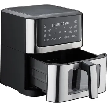 fritéza Fritéza horkovzdušná 8L s okénkem, nepřilnavý povrch - Air Fryer