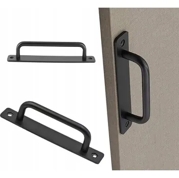 Nábytkové kování Univerzální nábytková úchytka dveří a zásuvek, madlo LOFT černé