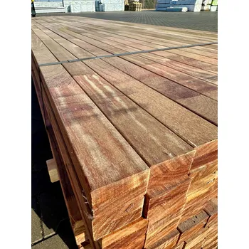 Vrták Konstrukční hranol Cumaru exotické dřevo na terasu, exotické dřevo 38x58 mm