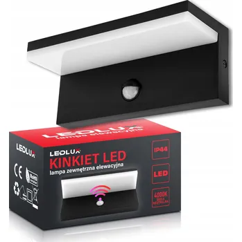 Venkovní osvětlení Venkovní nástěnné svítidlo LEDLUX černé, integrovaný LED zdroj 0 W