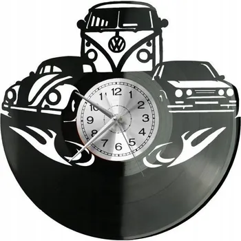 Hodiny STARÉ NĚMECKÉ AUTO HODINY NA ZEĎ VINYLOVÁ DESKA DÁREK