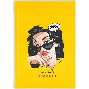 Diář Knižkový diář pro učitele 2026 A5 žlutý