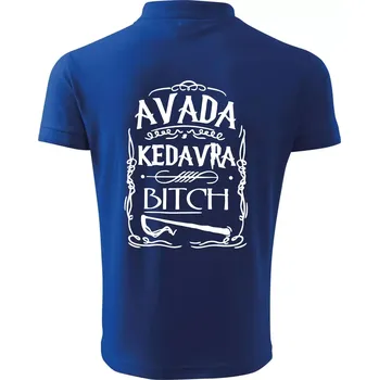 Pánská košile Harry - Avada Kedavra - Polokošile pánská Pique Polo 203 - 4XL ( Královská modrá )