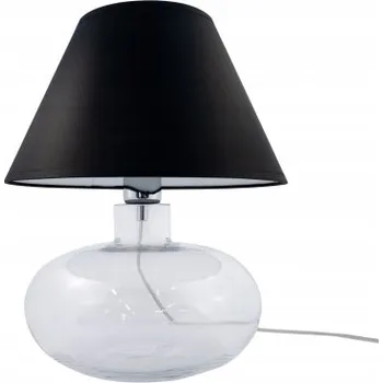 Lampička Stolní lampa MERSIN TRANSPARENT 5513BK - Elegantní a minimalistická