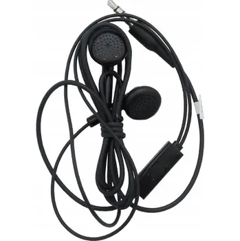 Sluchátka UNIVERZÁLNÍ SLUCHÁTKA DO UŠÍ ROHS S MIKROFONEM 3,5mm PRO TELEFON TABLET PC