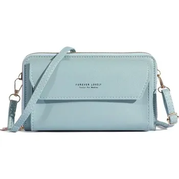 Kabelka Malá letní crossbody kabelka s kapsami | dámská kabelka, letní taška - nebesky modrá