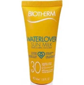 Přípravek na opalování Biotherm Waterlover Sun Milk SPF30 opalovací mléko 40ml