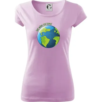 Dámské tričko Máme fakt jen jednu - Země - Dámské triko Pure - XS ( Orchid )