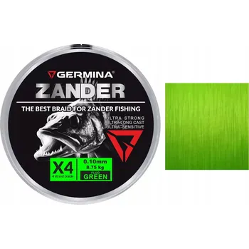 GERMINA Šňůra Spinn Braid X4 0,10mm 8,75kg 150m