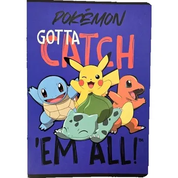 Sešit Sešit A5 Pokémon, 3 linky, St. Majewski, 16 listů