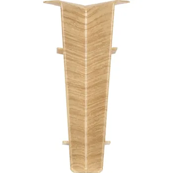 soklová lišta Vnitřní Rohová Lišta 75mm PVC DUB KLASICKÝ (Klasický Dub)