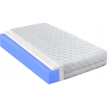 Matrace TVRDÁ MATRACE 90x190 S VISCO MEMORY H3 H4 PĚNOVÁ 9 CM ANTIALERGICKÁ