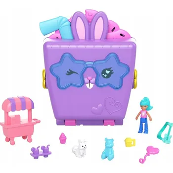 Panenka Polly Pocket Panenka kompaktní sada SVAČINKY + příslušenství HRD71