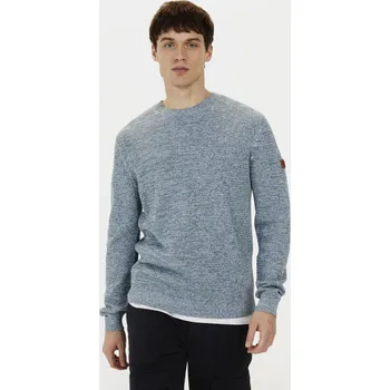 Pánský svetr SVETR CAMEL ACTIVE PULLOVER 1/1 ARM SMOKE BLUE