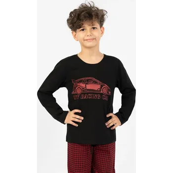 Dámské pyžamo Dětské pyžamo dlouhé Car Vienetta Kids, černá 15 - 16 i232_8327_55455957:černá 15 - 16