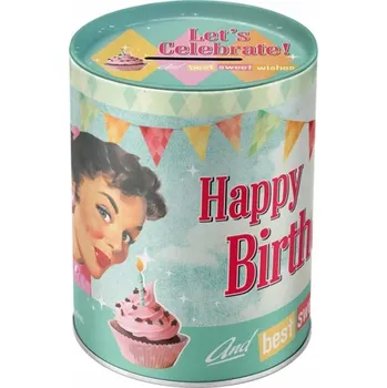 Pokladnička Krabice s víkem, vícebarevná