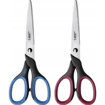 Kancelářské nůžky Nůžky ŠKOLNÍ KANCELÁŘSKÉ Nůžky Comfort 16cm BIC Velmi Ostré Kvalitní