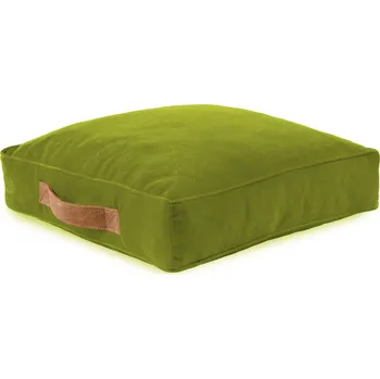 Taburet Kvadratický polštář PLUSZOVÝ taburet křeslo PERLOVÁ