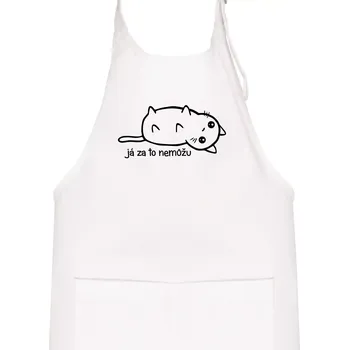 Kuchyňská zástěra Já za to nemůžu - Dětská zástěra na vaření - Univerzální velikost ( Bílá )
