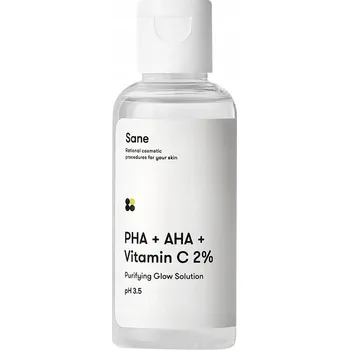 Pleťové tonikum Sane s AHA + PHA + Vitamínem C