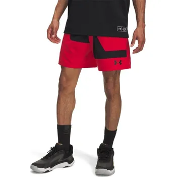 Pánské kraťasy Under Armour Zone Basketball Shorts Red L