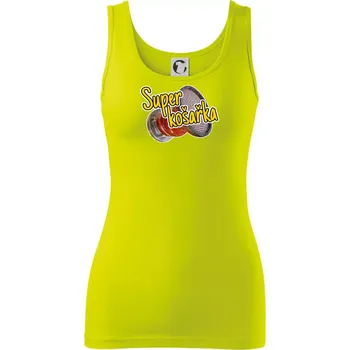 Dámské tričko Super košařka - Dámské tílko - XS ( Limetková )