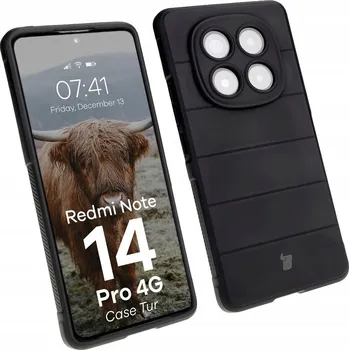 Pouzdro na mobilní telefon Zadní Kryt Bizon pro Xiaomi Redmi Note 14 Pro, černý