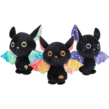 plyšák Plyšový netopýr svítící ve tmě 23 cm mix barev