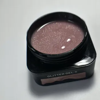 Lak na nehty Monarx Modeling gel na nehty se třpytkami Glitter 5 30ml