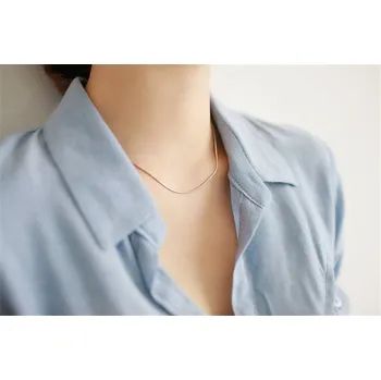 Náhrdelník Flamenco Mystique Stříbrný náhrdelník Delicate Line pro elegantní styl