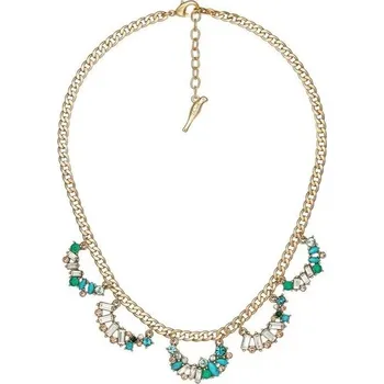 Náhrdelník Flamenco Mystique Náhrdelník s krystalovým tyrkysovým věncem N224 pro jedinečný styl